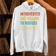 Introverted But Willing To Discuss Running Hobby Unisex Hoodie Introverted But Willing To Discuss Running Hobby Unisex Hoodie