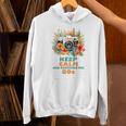 Keep Calm And Remember The 80s Retro Vintage Nostalgia Premium Unisex Hoodie