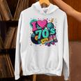 I Love The 70s Retro Cassette Roller Vinyl Disco Nostalgia Unisex Hoodie