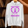 Purple In Memory Of Granddaughter Epilepsy Memorial Graphic Unisex Hoodie