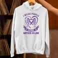 Purple In Memory Of My Mother In Law Alzheimers Awareness Unisex Hoodie Purple In Memory Of My Mother In Law Alzheimers Awareness Unisex Hoodie