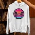 Retro 80s Synthwave Sunset & Palm Trees Retro Nostalgia 80s Unisex Hoodie Retro 80s Synthwave Sunset & Palm Trees Retro Nostalgia 80s Unisex Hoodie