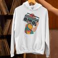 Retro 90s Boombox Nostalgia Party For Music Lovers Men Women Unisex Hoodie