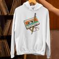 Retro Cassette Tape & Pencil Rewind Nostalgia Party 80s 90s Unisex Hoodie