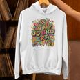 Retro Nostalgia Era Disco Groovy 80s 90s Vintage Aesthetic Premium Tri-Blend Unisex Hoodie