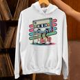 Retro Old Cassette Tape Cartoon With Walker Nostalgia Premium Tri-Blend Unisex Hoodie Retro Old Cassette Tape Cartoon With Walker Nostalgia Premium Tri-Blend Unisex Hoodie