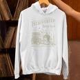 Retro Proud Anti Social Member Of Introverted Book Club Premium Tri-Blend Unisex Hoodie