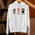 Rock Paper Scissors Hand Game Cute Paw Cat Introvert Unisex Hoodie Rock Paper Scissors Hand Game Cute Paw Cat Introvert Unisex Hoodie