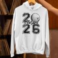 Senior 2026 Golf Player Heart Graduation Girls Teens Unisex Hoodie