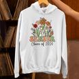 Senior 2026 Graduate Class Of 2026 Wildflowers Graduation Unisex Hoodie
