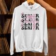 Senior 2027 Class Of 2027 Coquette Pink Bow Graduation 2027 Unisex Hoodie