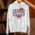Senior Class Of 2027 Coquette Pink Bow Graduation 2027 Women Unisex Hoodie