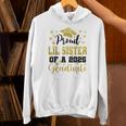 Super Proud Little Sister Of 2025 Graduate Graduation Family Unisex Hoodie