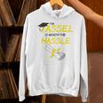 Tassel Worth The Hassle 2018 Graduation Quote Ylw Unisex Hoodie