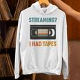 VHS Cassette Tape Retro 80s 90s Nostalgia Premium Unisex Hoodie