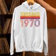 Vintage 1970 Retro Style 70's Born Nostalgia Vibes Birthday Premium Tri-Blend Unisex Hoodie