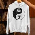 Vintage 6 7 Yin Yang Namaste Six Seven Nostalgia Unisex Hoodie