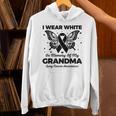 I Wear In Memory Of My Grandma Butterfly Lung Cancer Unisex Hoodie I Wear In Memory Of My Grandma Butterfly Lung Cancer Unisex Hoodie