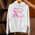 I Wear Pink In Memory Of My Daughter Breast Cancer Awareness Premium Unisex Hoodie