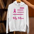 I Wear Pink In Memory Of My Mom Breast Cancer Awareness Premium Tri-Blend Unisex Hoodie I Wear Pink In Memory Of My Mom Breast Cancer Awareness Premium Tri-Blend Unisex Hoodie
