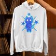 Yk2 Grunge Earthy Blue Cat With Stars Tomboy 90s Nostalgia Unisex Hoodie Yk2 Grunge Earthy Blue Cat With Stars Tomboy 90s Nostalgia Unisex Hoodie