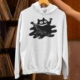 Yk2 Grunge Scary Cat With Tail Tomboy 90s Nostalgia Indie Premium Tri-Blend Unisex Hoodie
