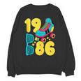 1986 Retro Raised In The 80s Old School Nostalgia Vibes Unisex Sweatshirt