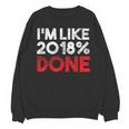 2018 Percent Done Senior Graduation Shirt Unisex Sweatshirt