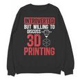 3D Printer Introvert 3D Printing Unisex Sweatshirt