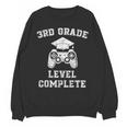 3rd Grade Level Complete Third Grade Graduation Video Gamer Unisex Sweatshirt