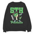 5th Grade Graduate Dinosaur Dab Graduation School Unisex Sweatshirt