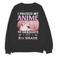5th Grade Graduation Anime 2025 Graduate Elementary Girls Unisex Sweatshirt