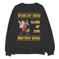 5th Grade Graduation Shirt Dabbing Unicorn Boys Class 2018 Unisex Sweatshirt