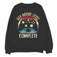 5th Grade Level Complete Gamer Graduation Boys Class Of 2024 Unisex Sweatshirt
