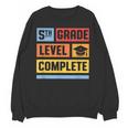 5th Grade Level Complete Shirt Graduation Last Day Of School Unisex Sweatshirt