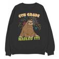6th Grade Graduation Sloth Nailed It Class Of 2025 Unisex Sweatshirt