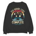 7th Grade Level Complete Gamer Class Of 2025 Graduation Boy Unisex Sweatshirt