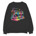 80s 90s Hip Hop Nostalgia Retro Boombox Music Lovers Unisex Sweatshirt
