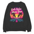80s Fashion Girls Just Wanna Have Fun 1980s Nostalgia Unisex Sweatshirt 80s Fashion Girls Just Wanna Have Fun 1980s Nostalgia Unisex Sweatshirt