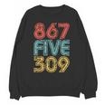 8675309 Retro Vintage 80's 90's Music Nostalgia Unisex Sweatshirt 8675309 Retro Vintage 80's 90's Music Nostalgia Unisex Sweatshirt
