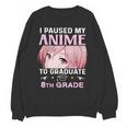 8th Grade Graduation Anime 2024 Graduate Middle School Girls Unisex Sweatshirt