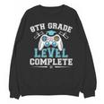 8th Grade Level Complete Graduation 2025 Class Eighth Grade Unisex Sweatshirt