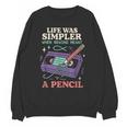 90s Baby Tired Millennial Burnout Nostalgia Parenting Unisex Sweatshirt