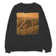 90s Roadtrip Animals Photo Cat Sloth Dog Retro Nostalgia Unisex Sweatshirt