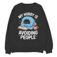 Anti-Social Club Homebody Introvert Hibernate Hermit Shyness Unisex Sweatshirt