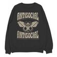 Antisocial Butterfly Quote Socially Selective Introvert Unisex Sweatshirt