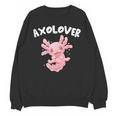 Axolovert Axolotl Humor Salamander Introvert Unisex Sweatshirt