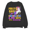 Back To School First Day Of Kindergarten Graduation Unicorn Unisex Sweatshirt