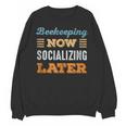 Beekeeping Now Minimal Socializing Introvert Vintage Unisex Sweatshirt