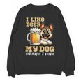 I Like Beer My Dog And Maybe 2 People Introvert Pun Unisex Sweatshirt I Like Beer My Dog And Maybe 2 People Introvert Pun Unisex Sweatshirt